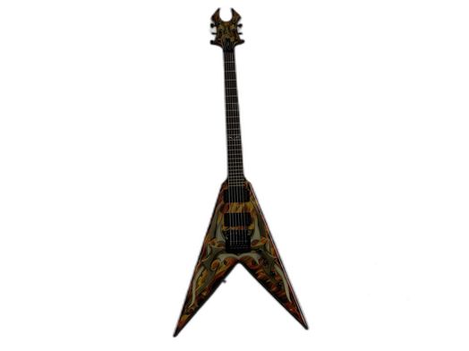 guitarra el&eacute;trica bc rich kerry king tribal flame