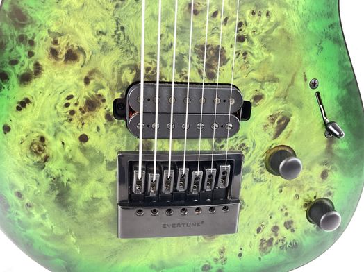 guitarra el&eacute;trica solar s1.7lb lime burst matte