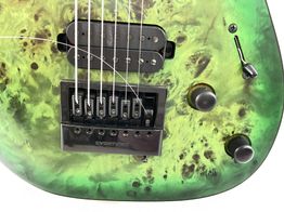 guitarra el&eacute;trica solar s1.7lb lime burst matte