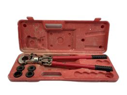 herramienta multiusos maefer prensadora manual de tubos multicamada com matrizes