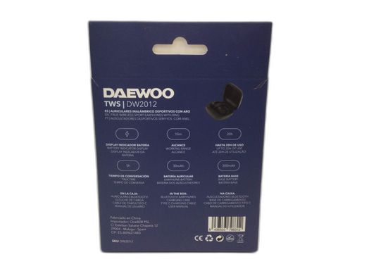 in ear daewoo dw2012