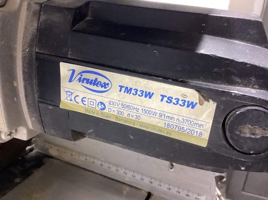 serra combinada virutex tm33w