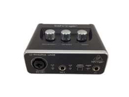 placa de som behringer u-phoria um2