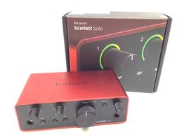interface focusrite scarlett solo 4th gen