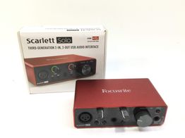 interface focusrite tercera generacion