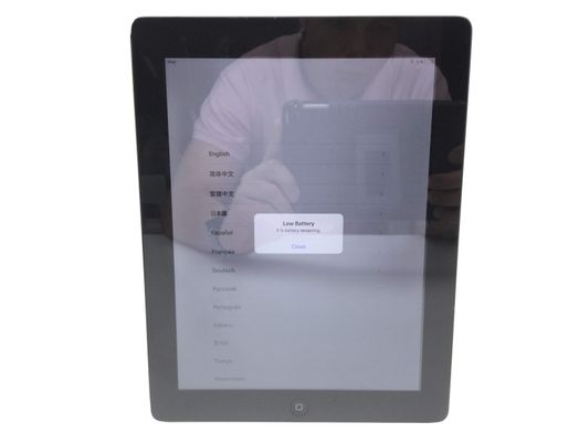 ipad apple ipad (4 gen) (wi-fi) (a1458) 16gb