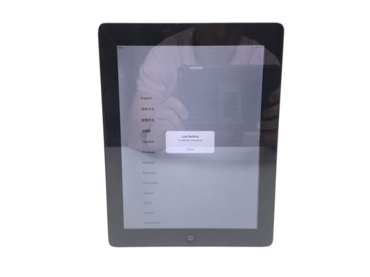 ipad apple ipad (4 gen) (wi-fi) (a1458) 16gb