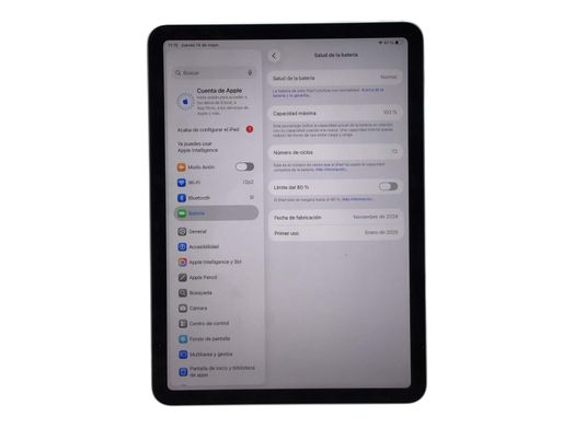 ipad apple ipad air m2 (wi-fi) (a2902) (11,0) 128gb (6th generacion)