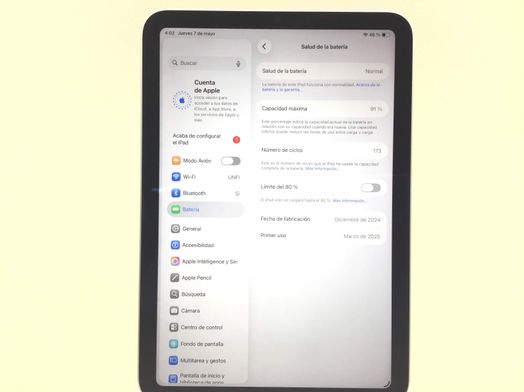 ipad apple ipad mini (wi-fi) (a2993) 128gb (8.3) (7 generacion)