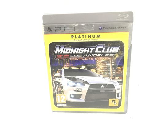 midnight club los angeles complete edition platinum ps3