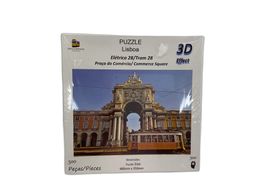 juegos de mesa clementoni 3d effect lisboa - el&eacute;trico 28 / pra&ccedil;a do com&eacute;rcio - 500 pe&ccedil;as