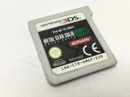 metal gear solid snake eater 3d 3ds