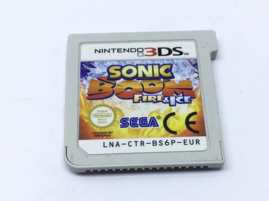 sonic boom fire & ice 3ds