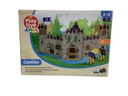 juego de construccion playtive junior castelo de madeira