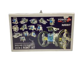 juego educativo power plus junior 14 in 1 robot solar kit