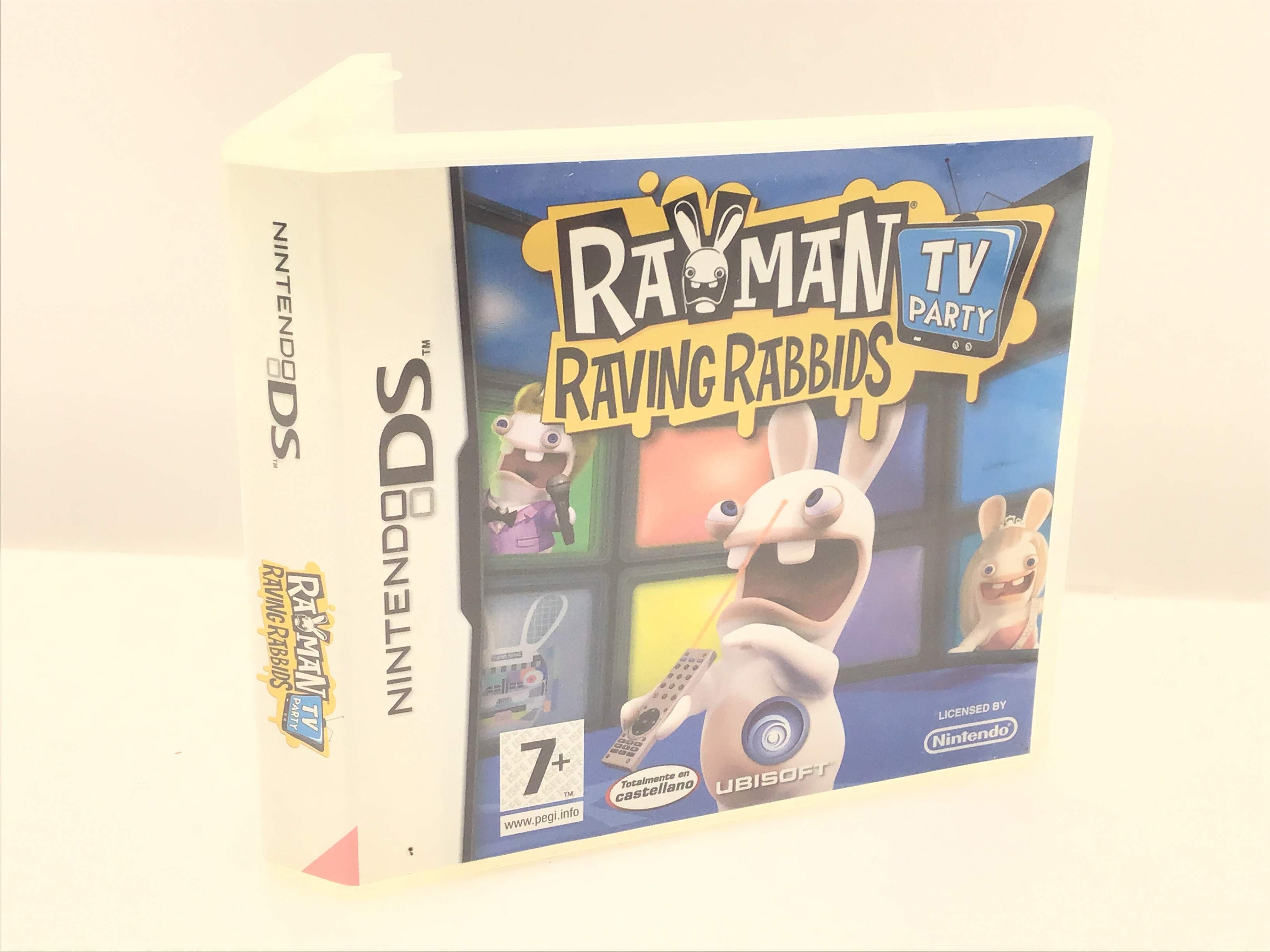 Nintendo Ds Ravin Rabbids Gameplay Nintendo ds Juegos Rayman raving rabbids tv nds de segunda mano | Cash ...