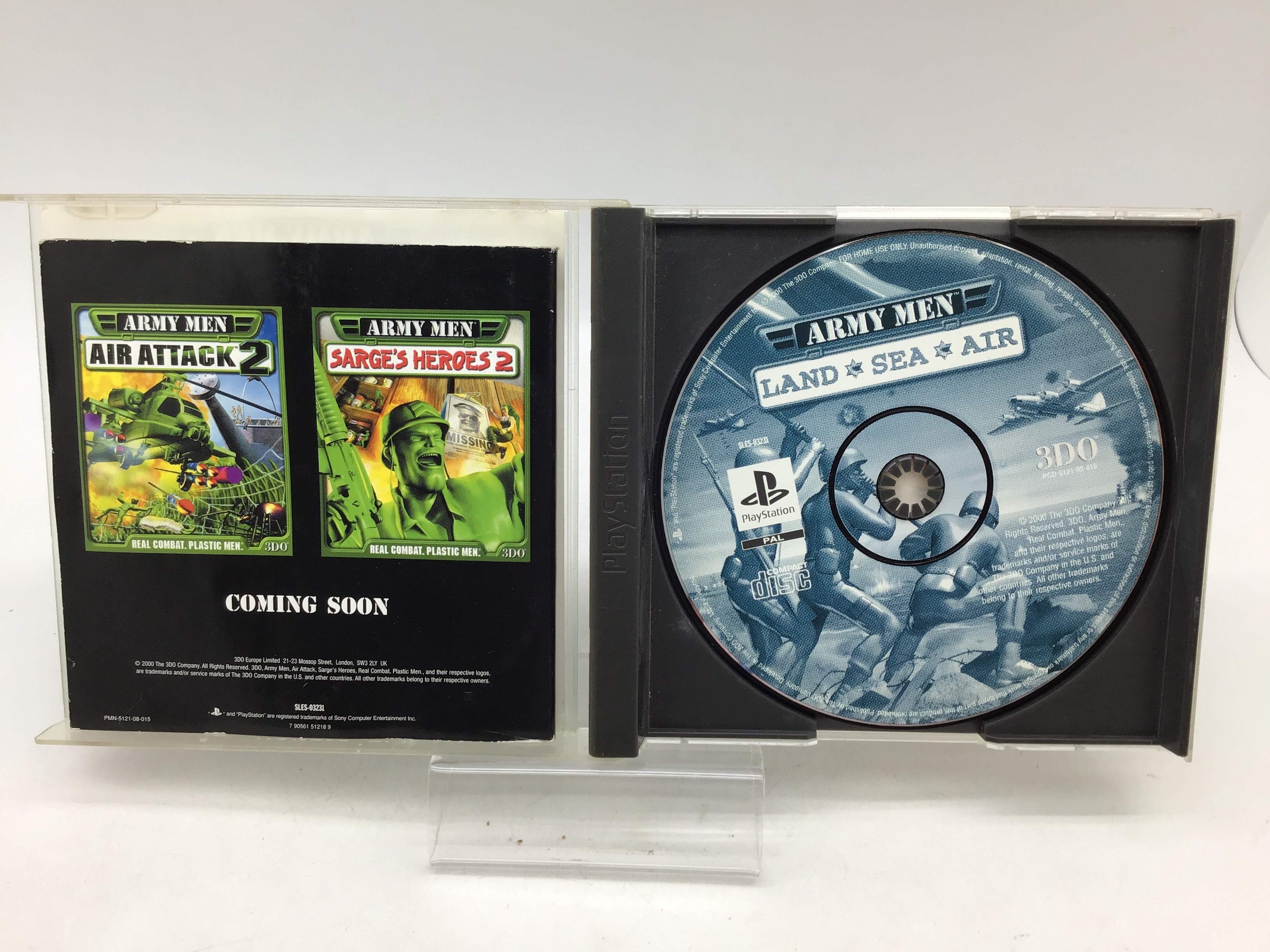 Jeu PS1 Army Men: Land Sea Air - Version Française PAL - Bon état