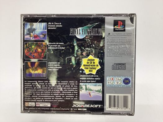 final fantasy vii platinum ps1