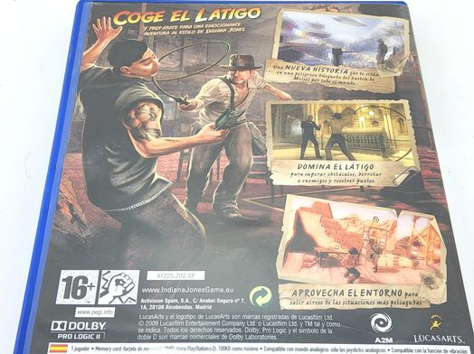 indiana jones y el cetro de los reyes ps2