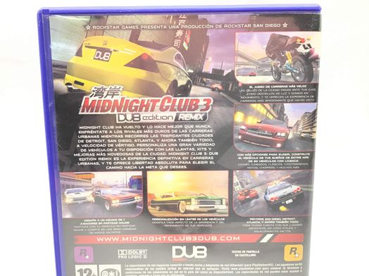 midnight club 3 dub edition remix ps2