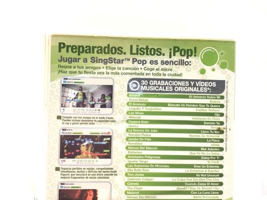 singstar pop ps2