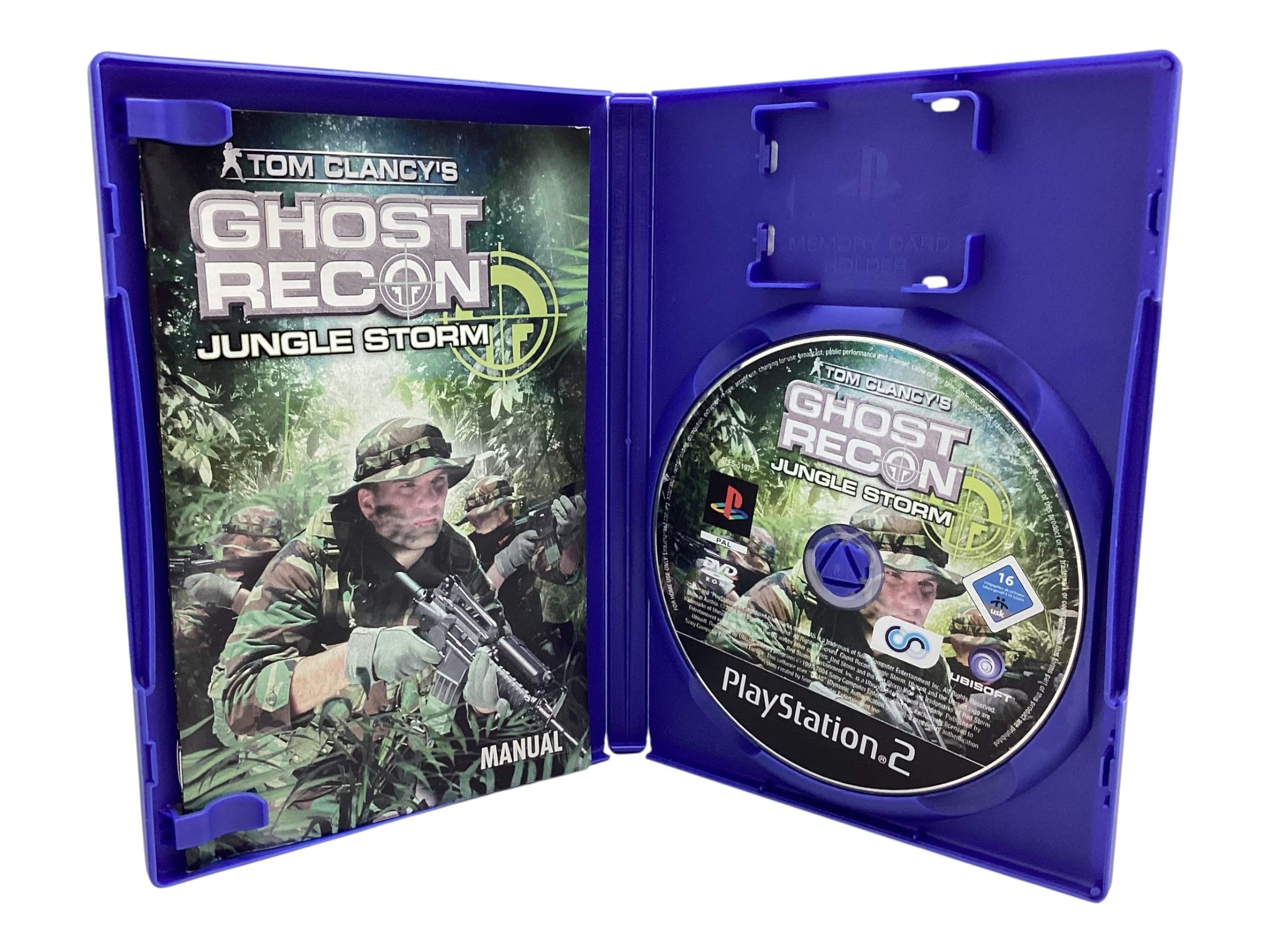 Lot De 3 Jeux PS2 Tom Clancy : Ghost Recon Jungle Storm, Advanced Warfighter, Lockdown