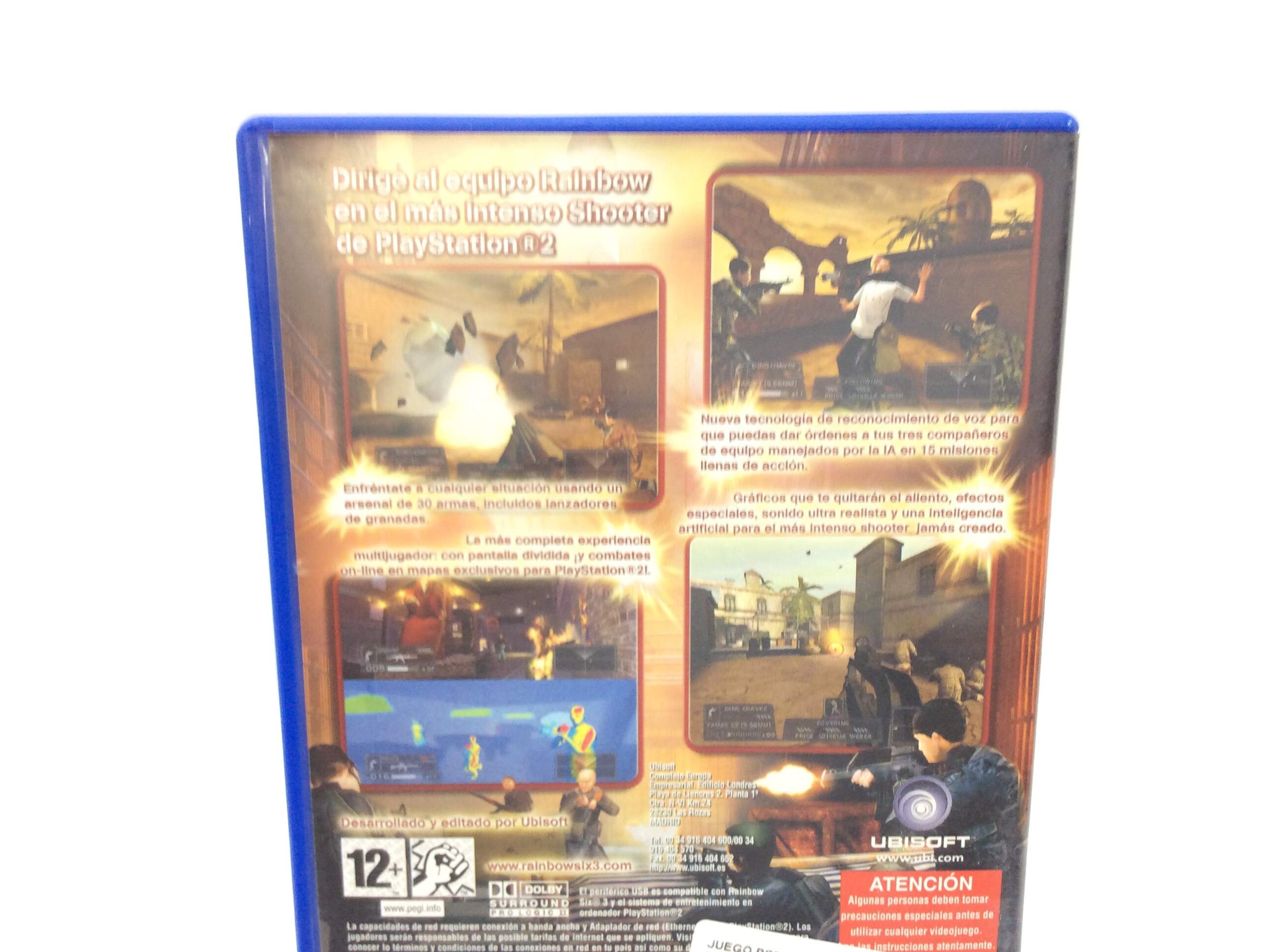 Jeu Rainbow Six 3 Pour PlayStation 2 - Version PAL, Manuel Inclus, Bon état