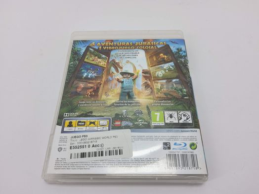 lego jurassic world ps3