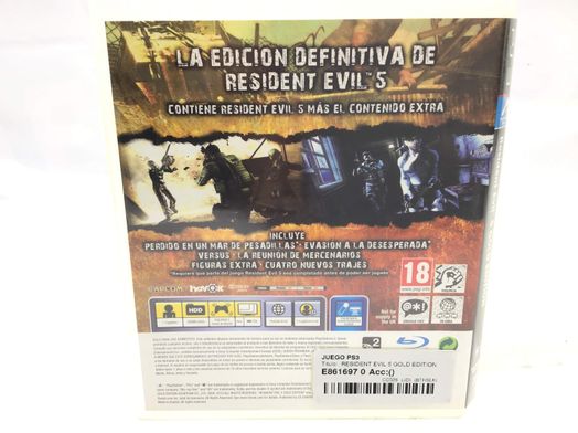 resident evil 5 gold edition ps3