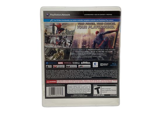 the amazing spiderman ps3