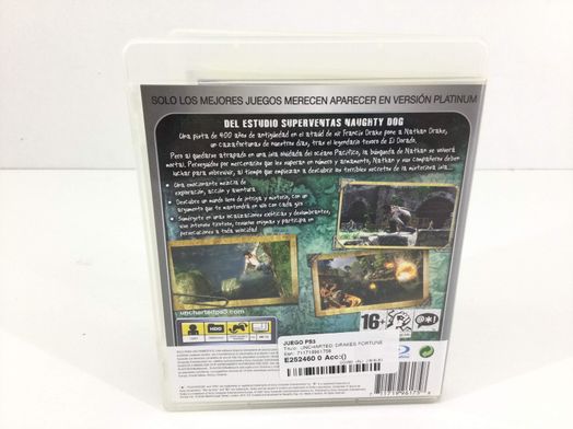 uncharted: drakes fortune platinum ps3