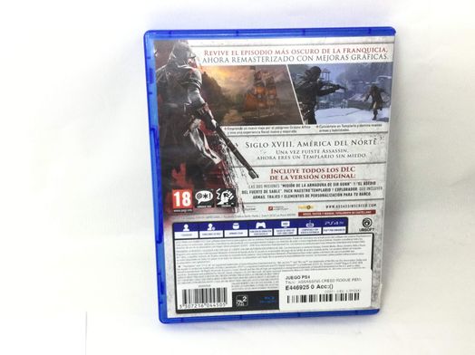 assassin´s creed rogue remastered ps4