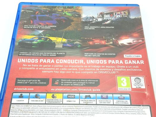 driveclub ps4