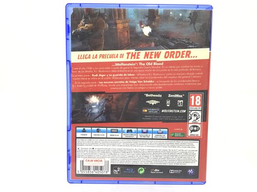 wolfenstein the old blood ps4 version alemania