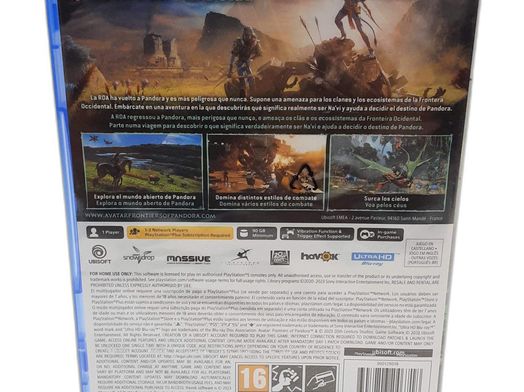 avatar frontiers of pandora ps5