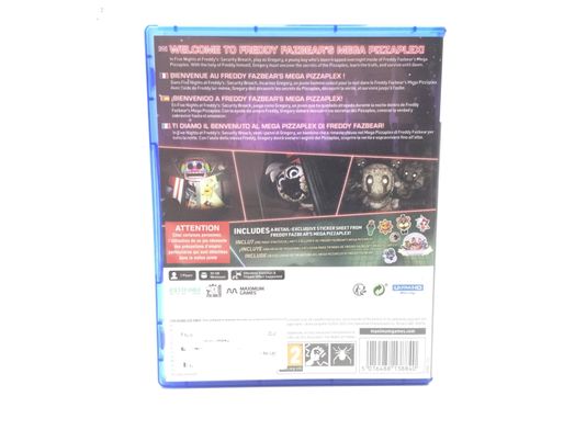 five nights at freddys security breach ps5