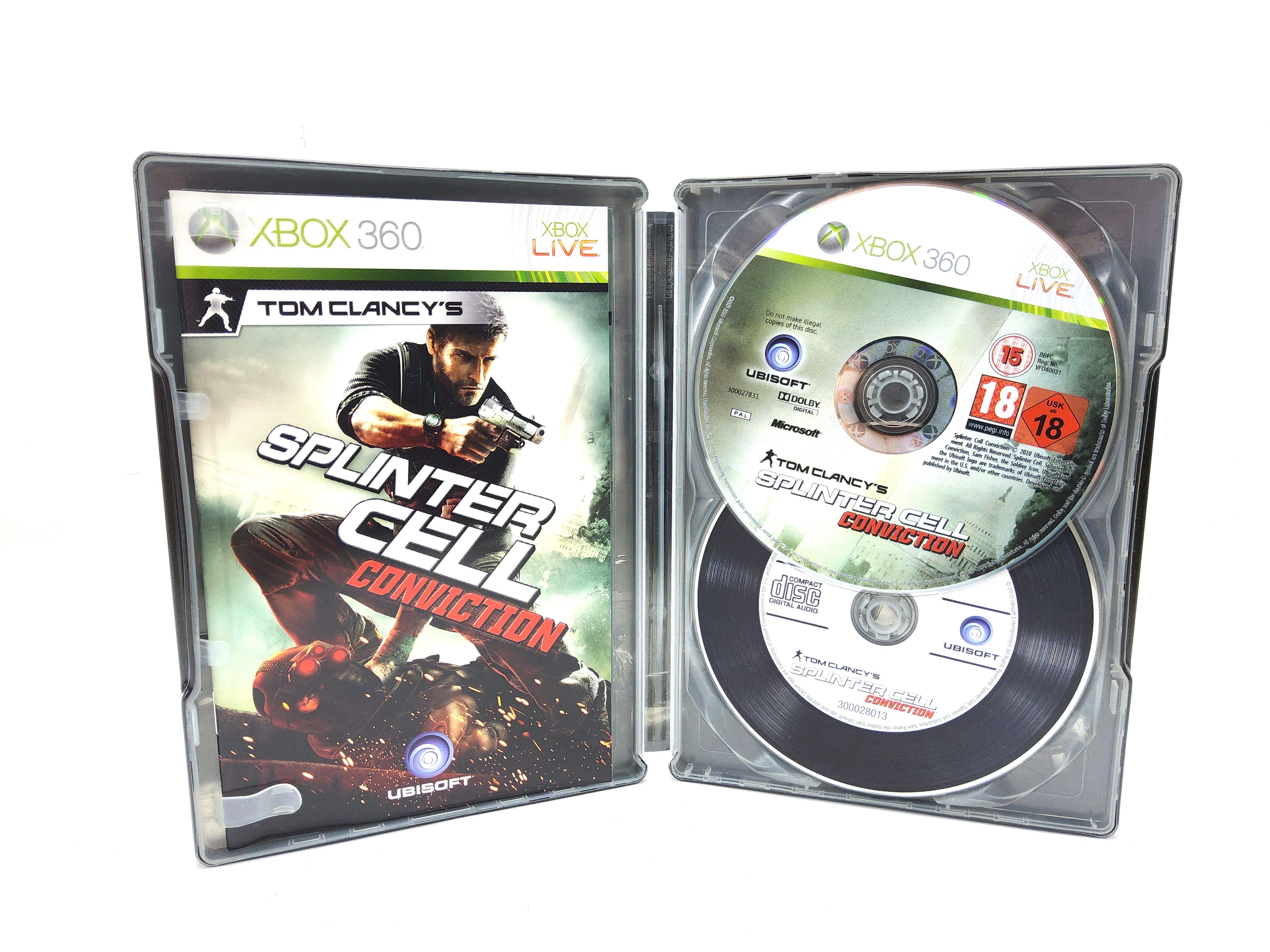 Xbox 360 Juegos Tom clancys splinter cell conviction collector x360 de ...
