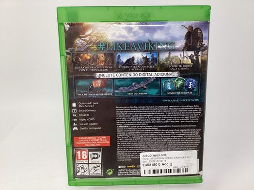 assassins creed valhalla xboxone