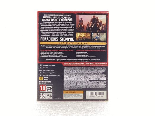 red dead redemption 2 ultimate edition xboxone