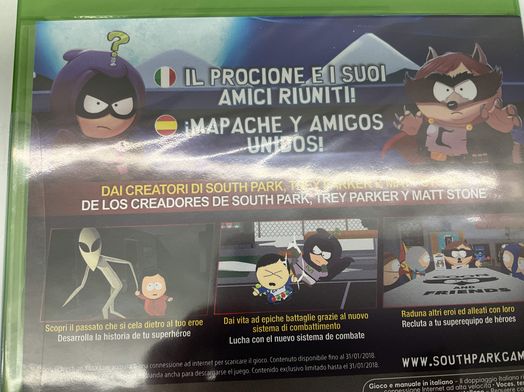 south park: retaguardia en peligro deluxe edition xboxone