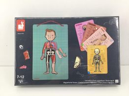 juegos de mesa janod juego cuerpo humano  magnetico