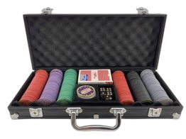 juegos de mesa juego cartas malet&iacute;n de poker 300 fichas