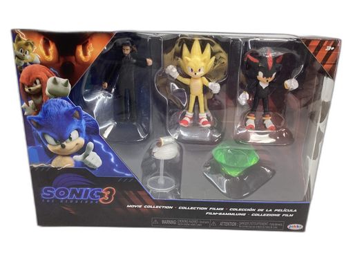 brinquedo cinema e tv jakks pacific sonic 3 movie collection