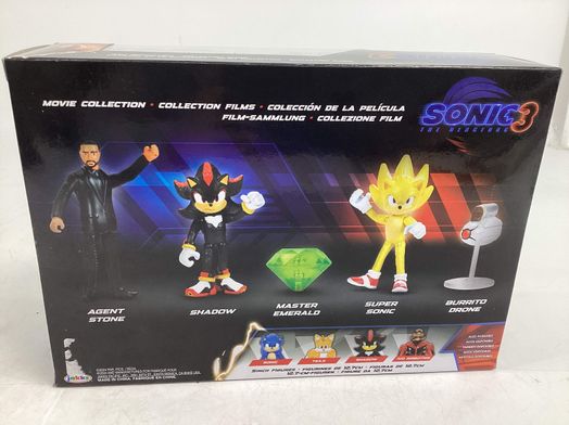 brinquedo cinema e tv jakks pacific sonic 3 movie collection