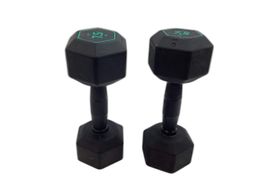 kit mancuernas decathlon mancuernas hexagonales 7.5 kg