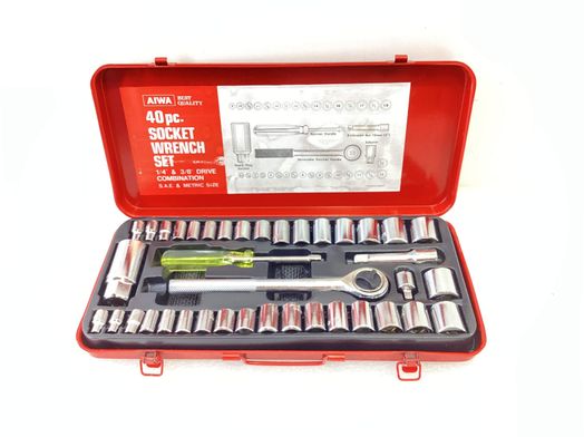 kit ferramentas variadas aiwa 40