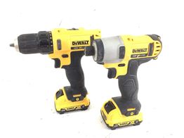 kit herramientas variadas dewalt dcd710 y dcf815