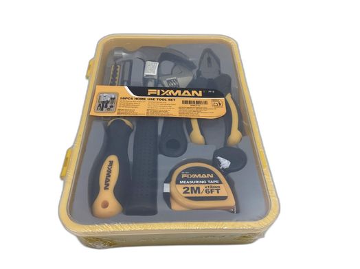 kit ferramentas variadas fixman 18pcs home use tool set