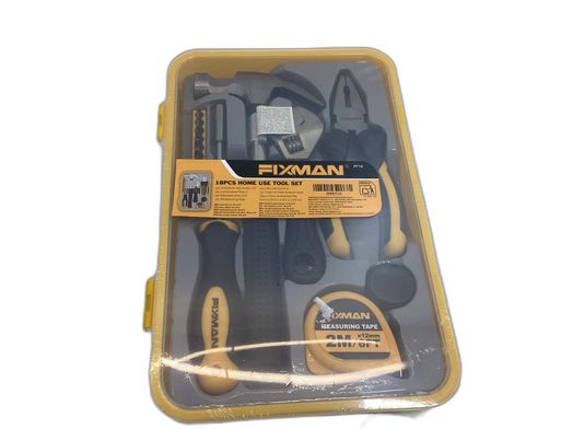 kit ferramentas variadas fixman 18pcs home use tool set