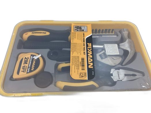 kit ferramentas variadas fixman 18pcs home use tool set